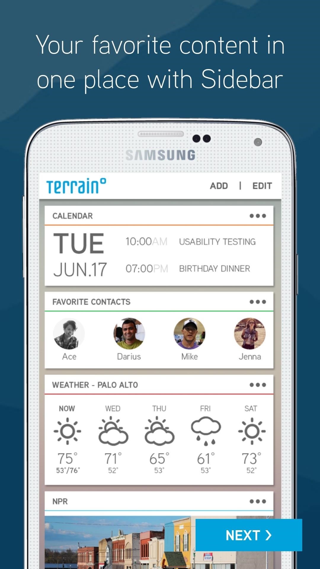 Samsung Releases Its New Terrain Home Launcher on the Play Store