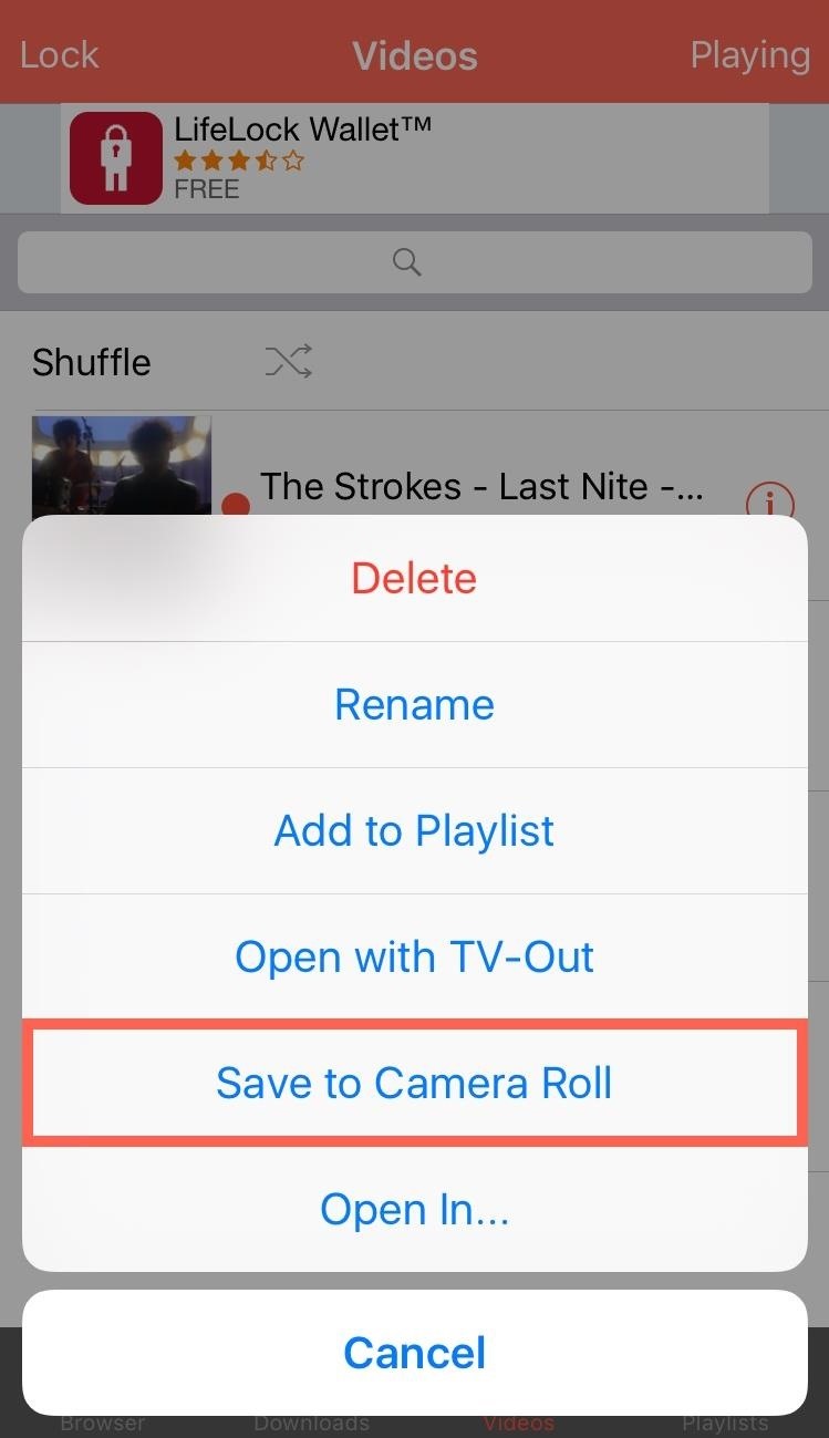 How to Save YouTube Videos Directly to Your iPhone's Camera Roll