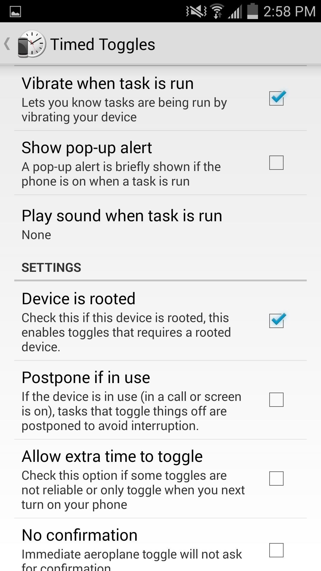 Schedule Bluetooth, Data, Wi-Fi & Other System Settings on Android