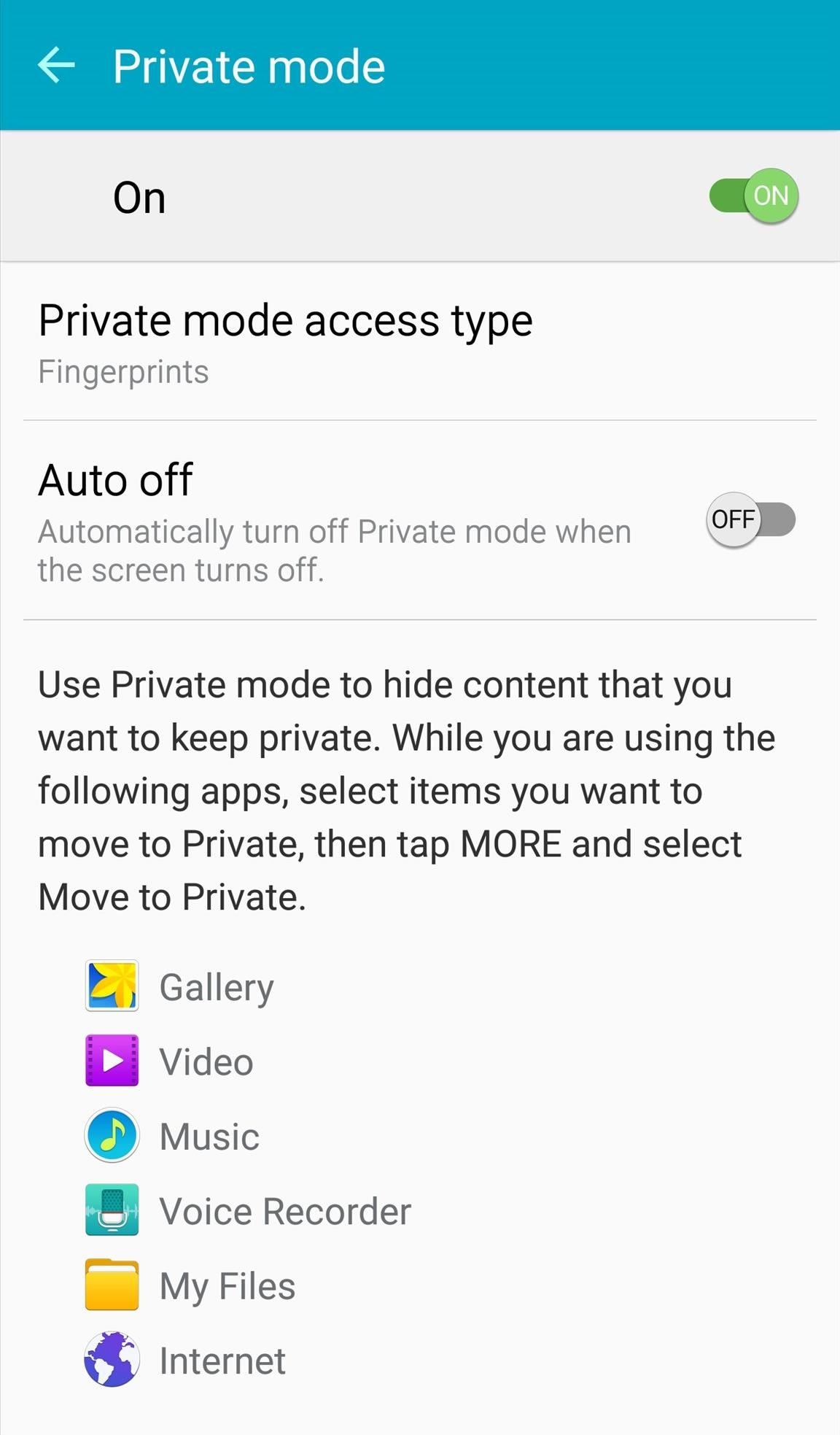 How to Secure Photos, Videos, & More on Your Galaxy S6 Using Private Mode