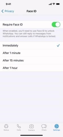 Secure WhatsApp Behind Face ID or Touch ID on Your iPhone to Keep Your Chats Extra Private