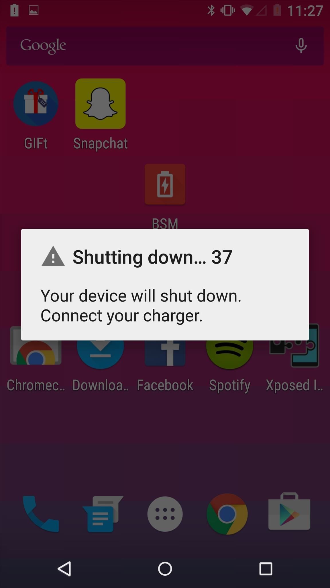 See How Long Your Android Has Before Automatically Shutting Down from a Low Battery