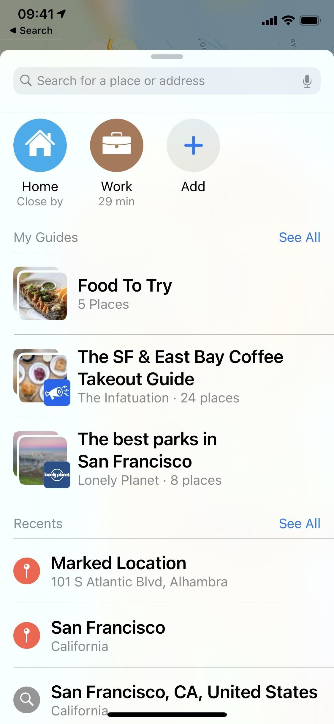 See Nearby Recommendations from Brands via Curated City Guides in iOS 14's Apple Maps