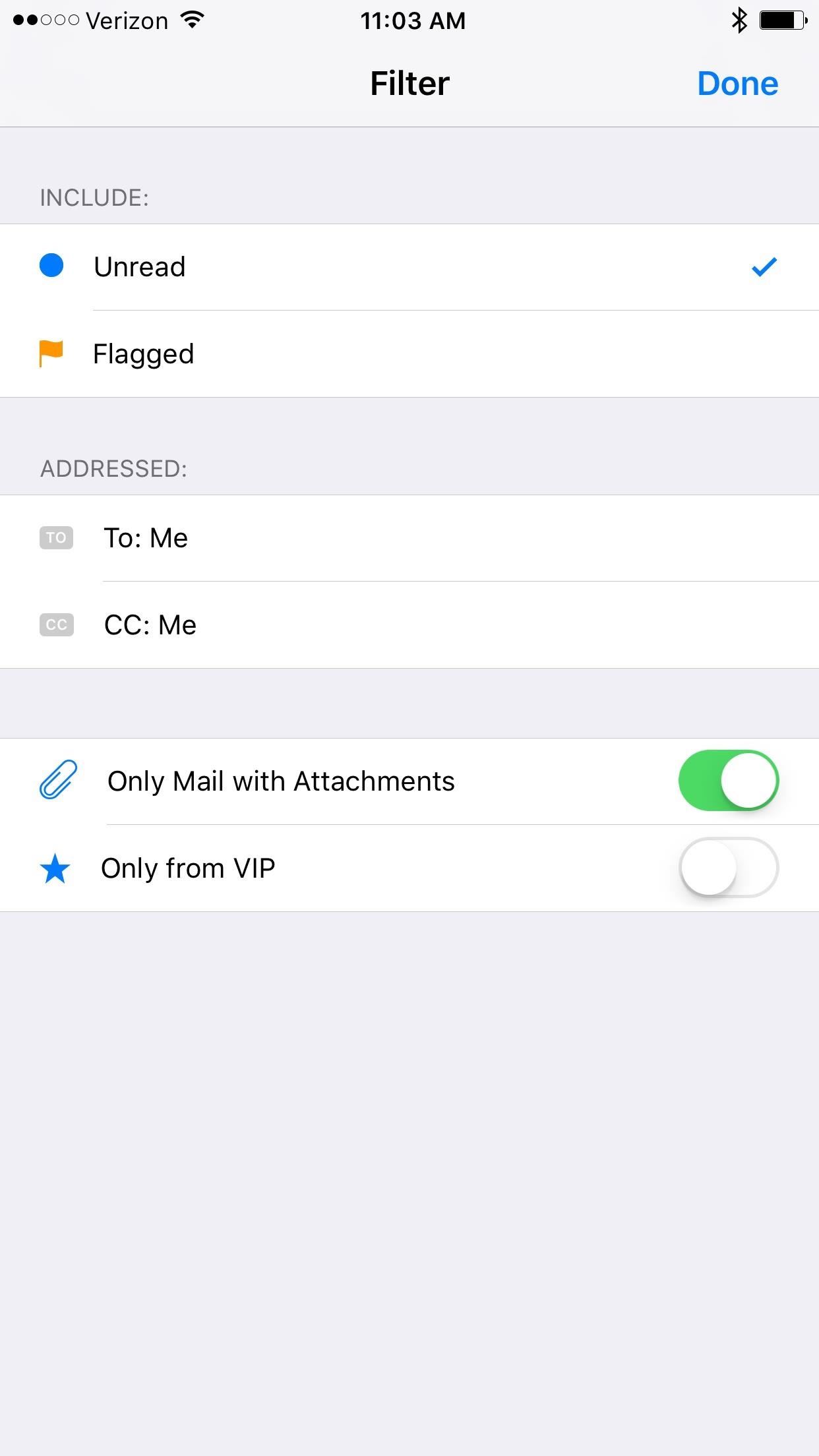 See Only Emails with Attachments Using This Secret iPhone Mail Trick