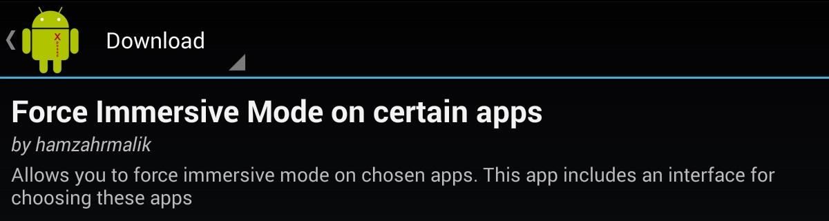 How to Selectively Enable Immersive Mode for Certain Apps on Your Nexus 7
