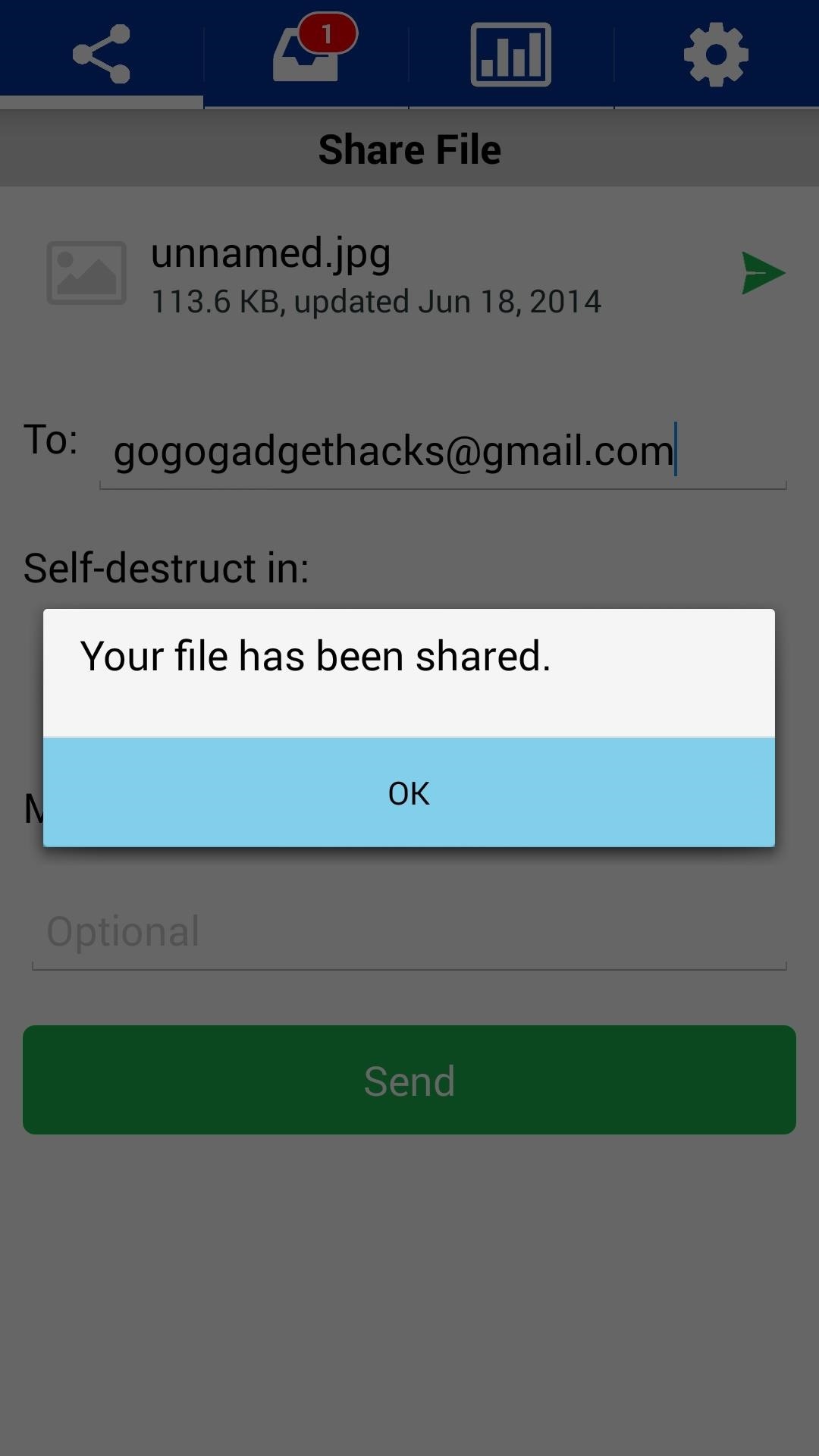 How to Send Photos, Videos, & Other Files That Automatically Self-Destruct on Android