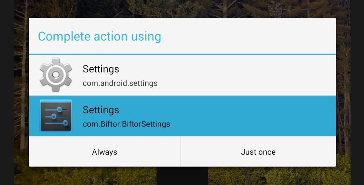 How to Separate the Settings Menu on Your Nexus 7 Tablet into Tabs Arranged by Category