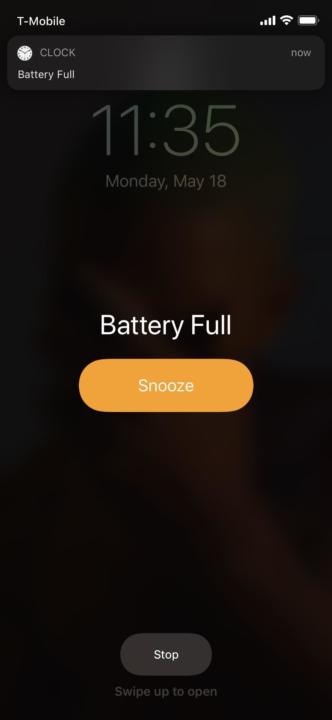 Set an Alarm on Your iPhone for When Your Battery Reaches Full Charge