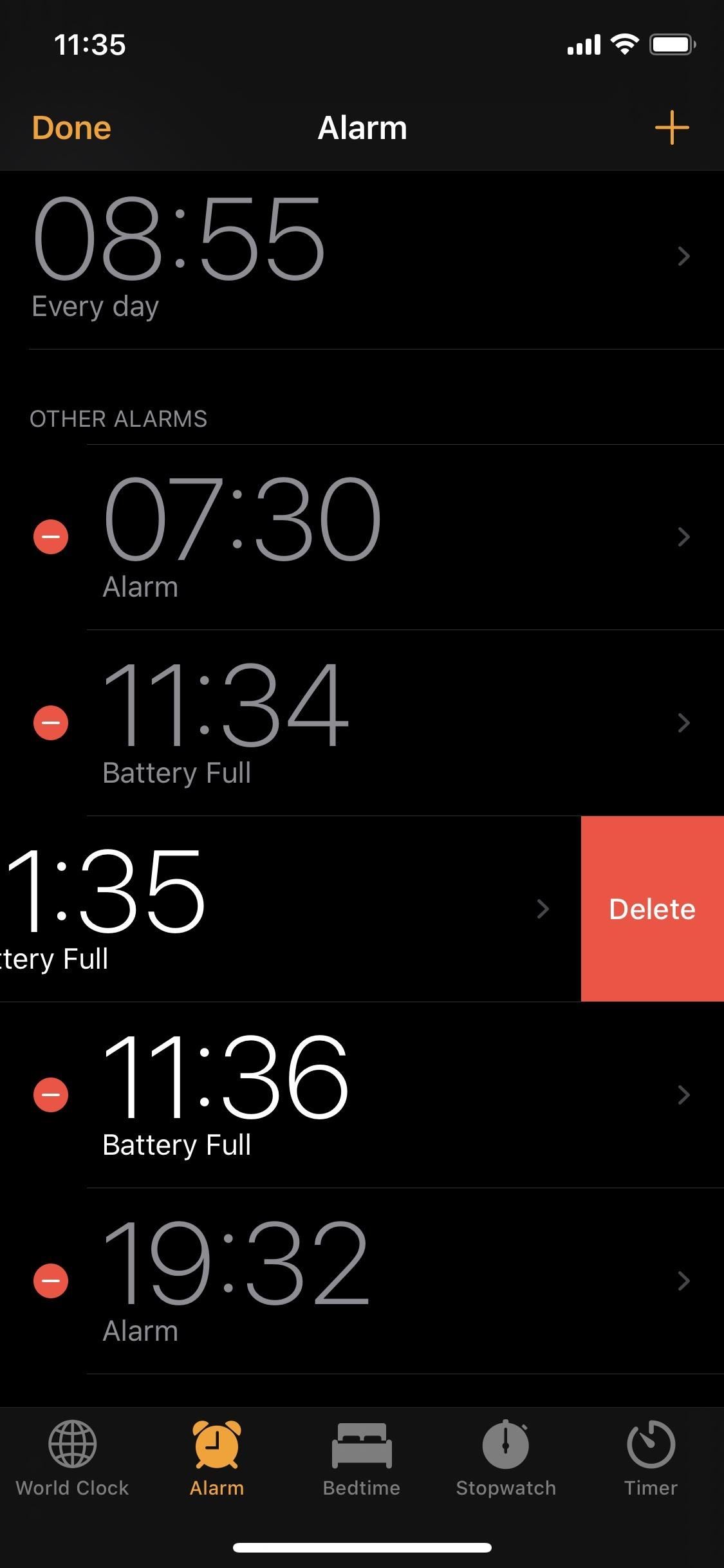 Set an Alarm on Your iPhone for When Your Battery Reaches Full Charge