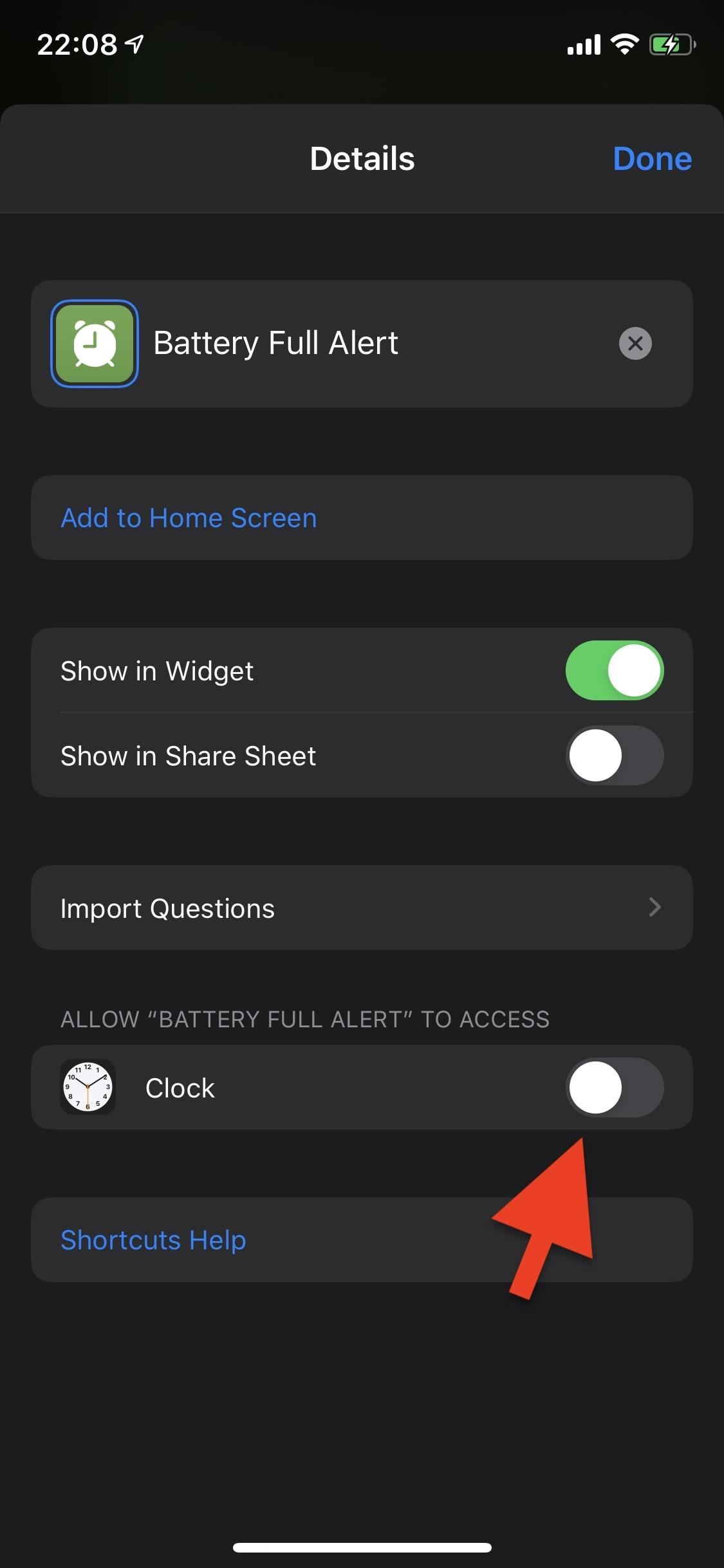 Set an Alarm on Your iPhone for When Your Battery Reaches Full Charge