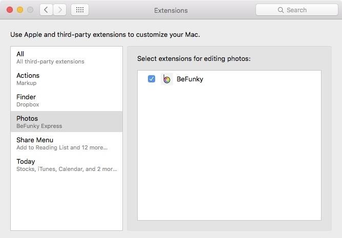 How to Set Up & Use Third-Party Extensions in Photos on El Capitan