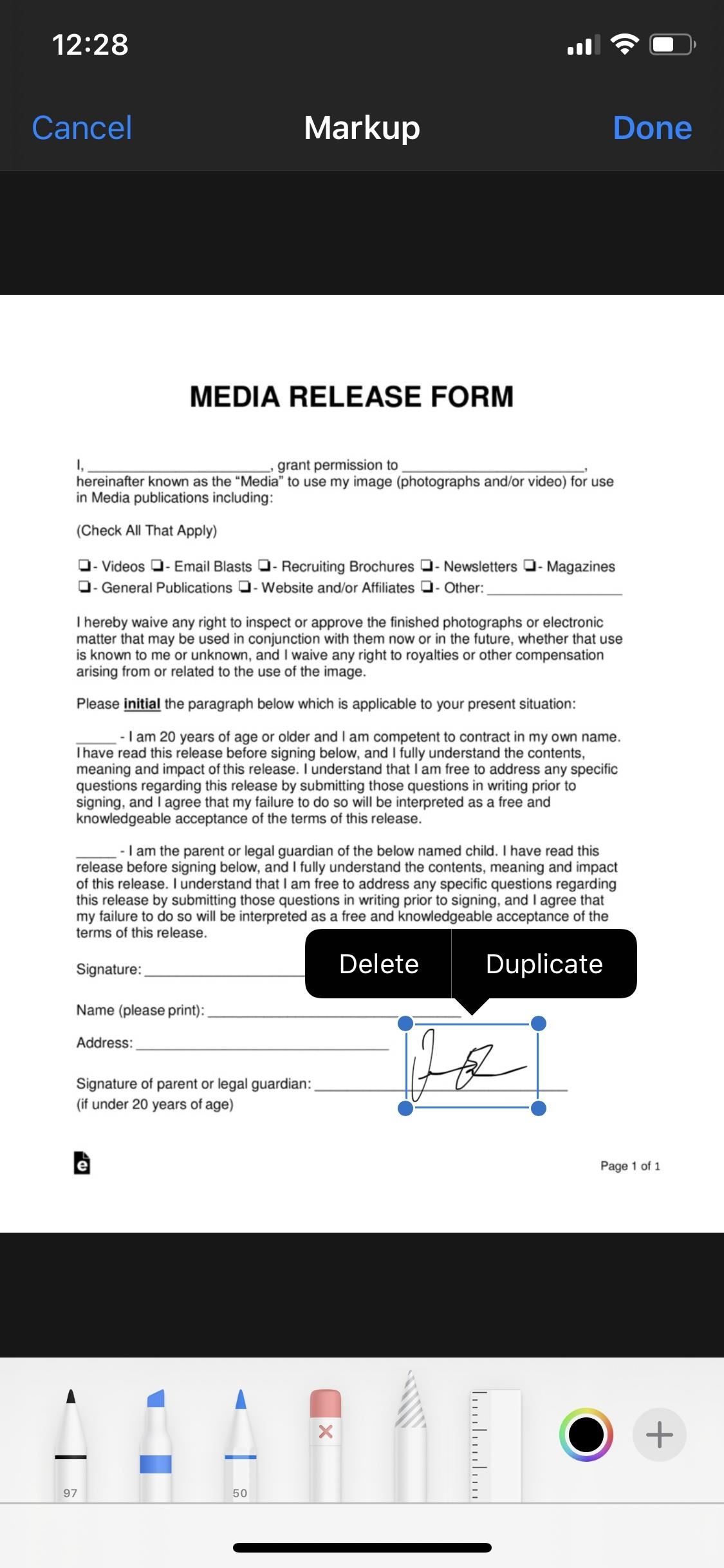 How to Set Up Your Signature in Apple's Markup & Make It Easy to Sign Forms on Your iPhone