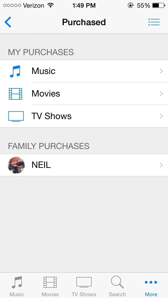 How to Share iPhone Apps, Music, & Movies for Free with iOS 8's Family Sharing