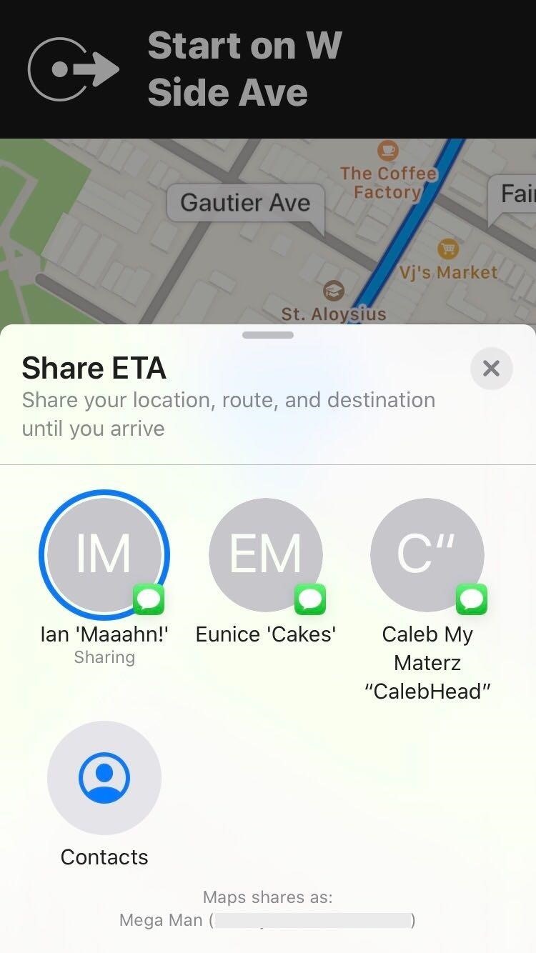 How to Share Your ETA to Contacts from Apple Maps Manually or Automatically