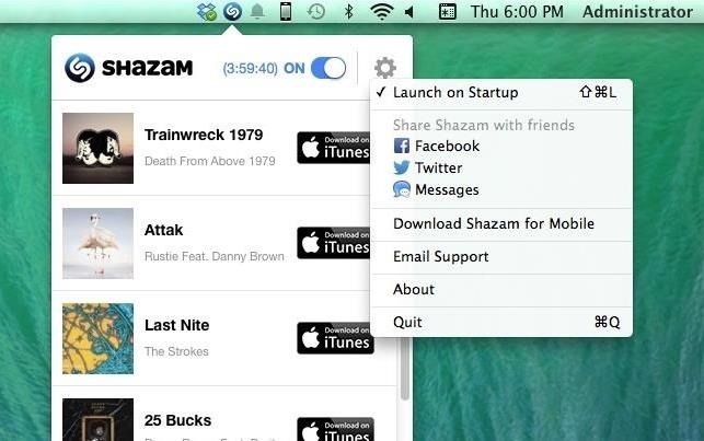 Shazam for Mac Makes Collecting New Songs Easy