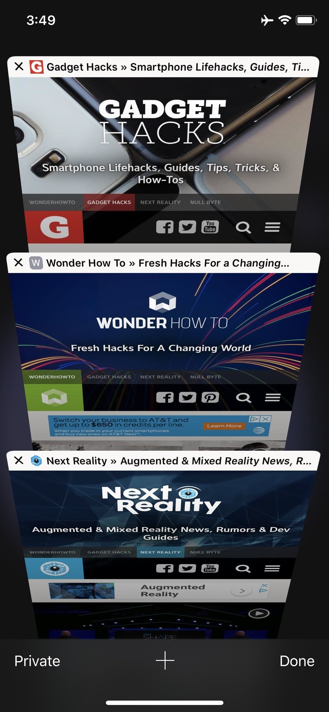 How to Show Website Icons on Safari Tabs in iOS 12