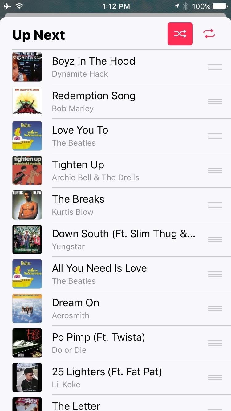 How to Shuffle All Songs in Apple's Music App in iOS 10