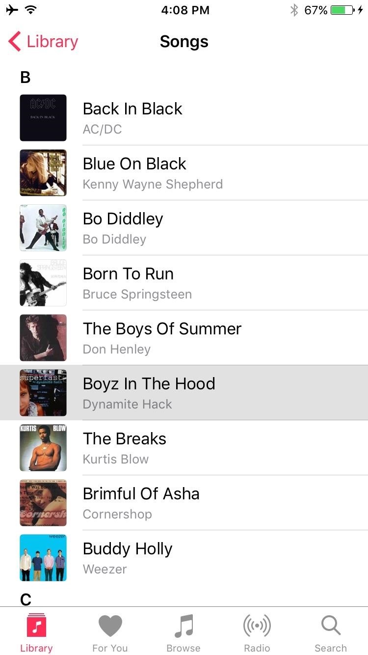 How to Shuffle All Songs in Apple's Music App in iOS 10