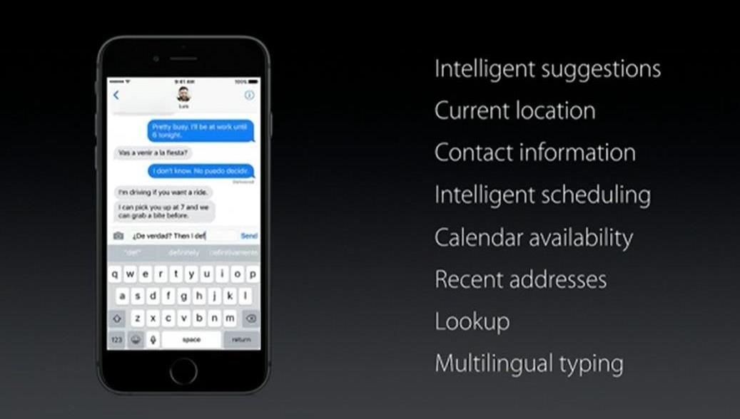 Siri's Going to Be Making the iPhone's Keyboard Smarter in iOS 10