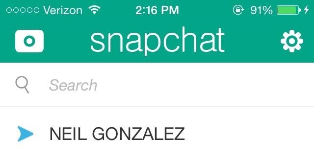 How to Snapchat Directly from Your Photos App on iOS 8