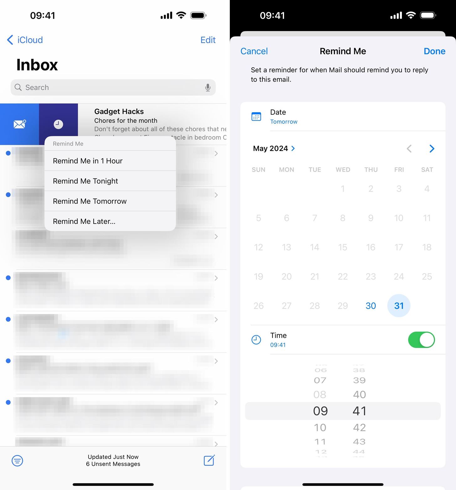 Snooze Emails in Apple's Mail App So You Don't Forget to Check Them Out Later