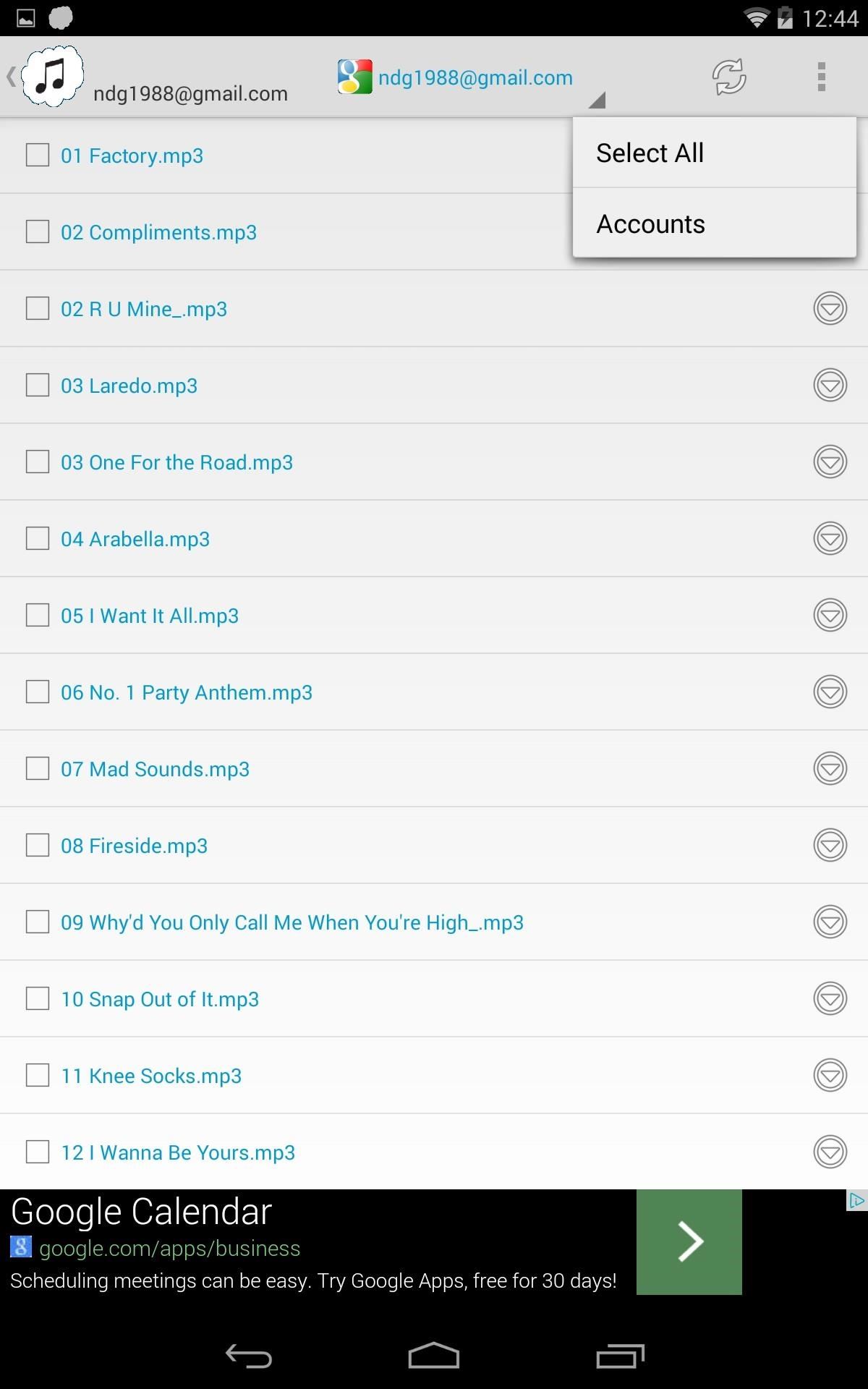 Space-Saving Tip: Stream Your Music Collection from Dropbox or Google Drive on Your Nexus 7