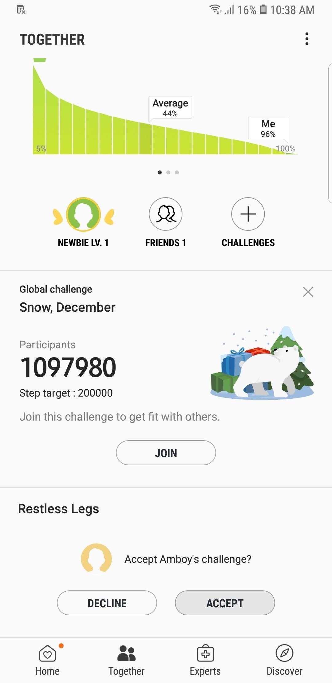 Start a Fitness Competition Among Friends with Samsung Health