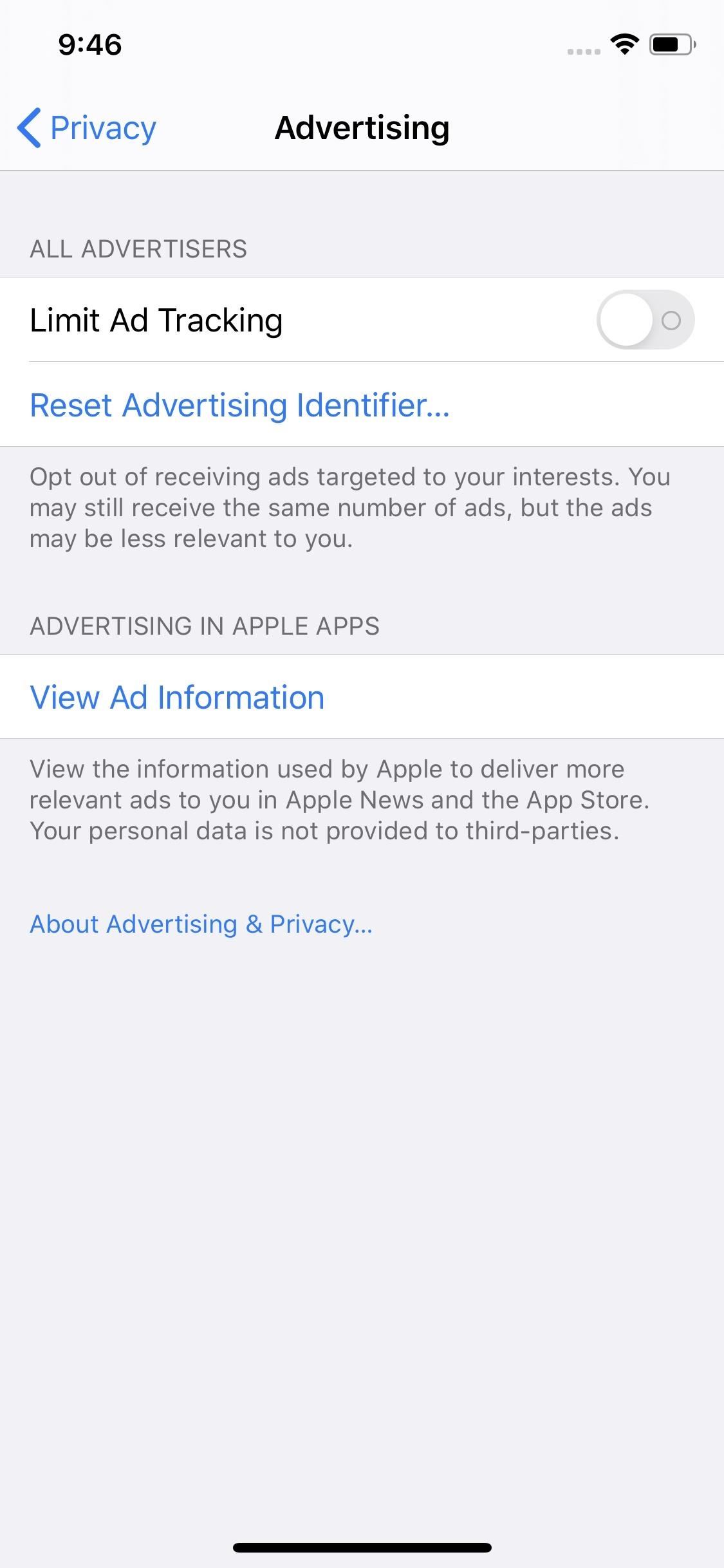 Stop Ads from Spying on Your iPhone Activity