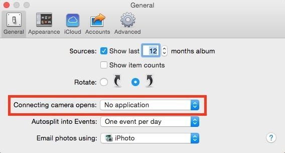 How to Stop iPhoto from Automatically Launching When You Plug in Your iPhone