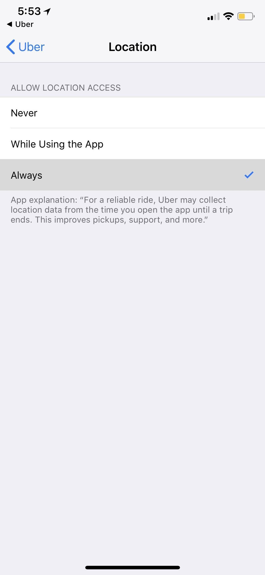 How to Stop Uber from Tracking Your Location in the Background on Your iPhone