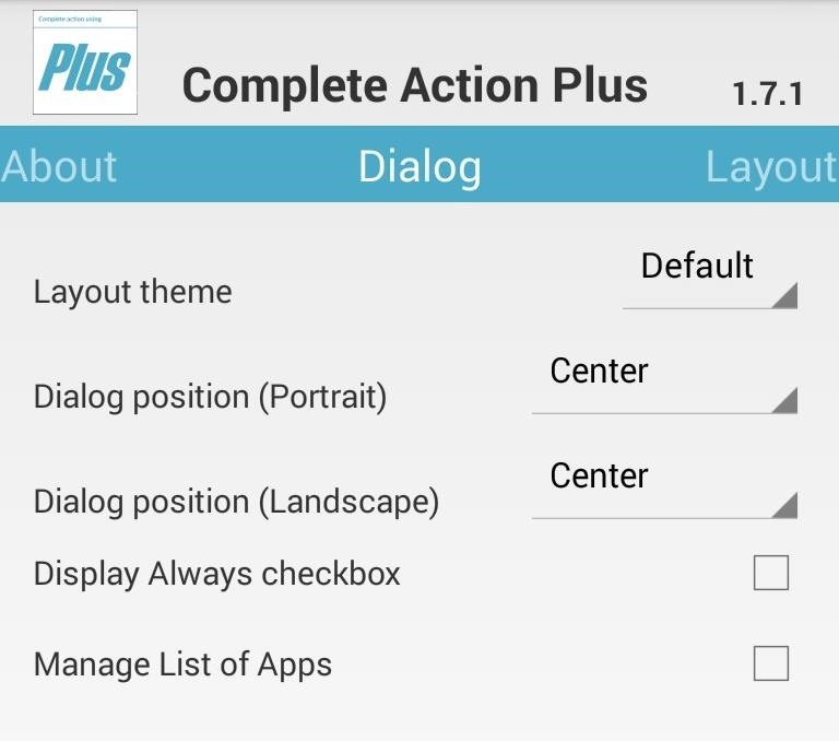 How to Streamline the "Complete Action Using" Dialog Box on Your Nexus 4 or 5