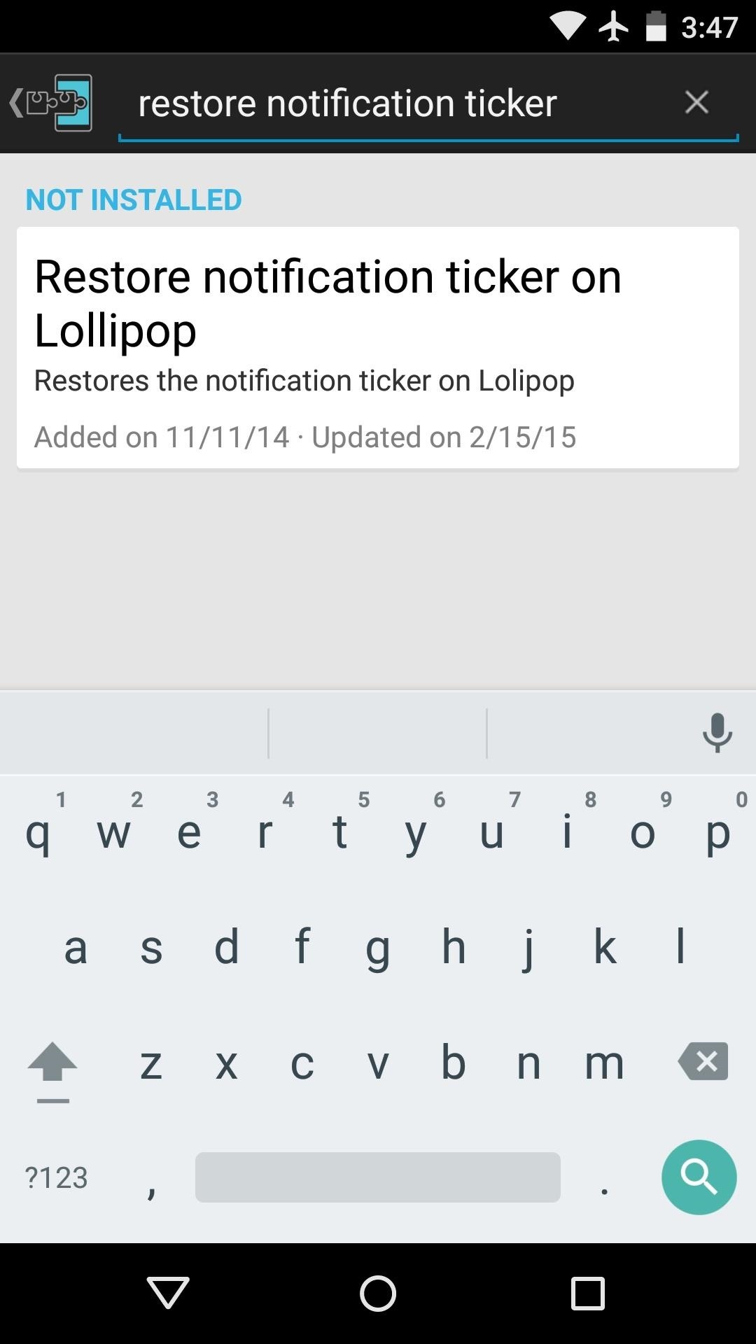 Swap Heads Up Notifications for the Old-Style Ticker in Android Lollipop