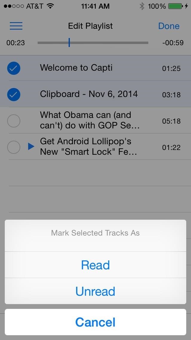 Sync Reading Lists & Cloud Docs on Your iPhone into a Single Audible Playlist