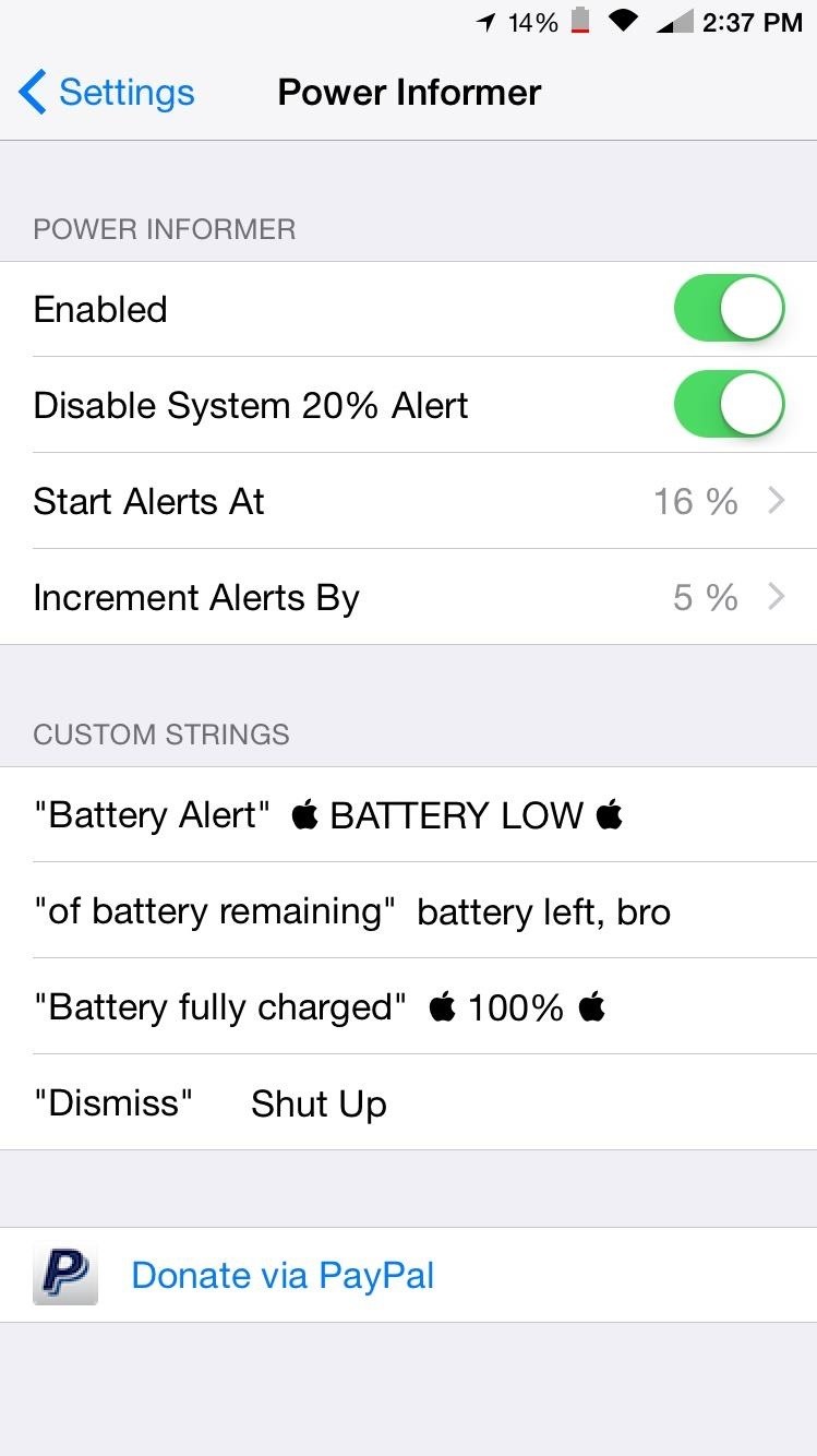 Take Full Control Over “Low Battery” Alerts on Your iPhone