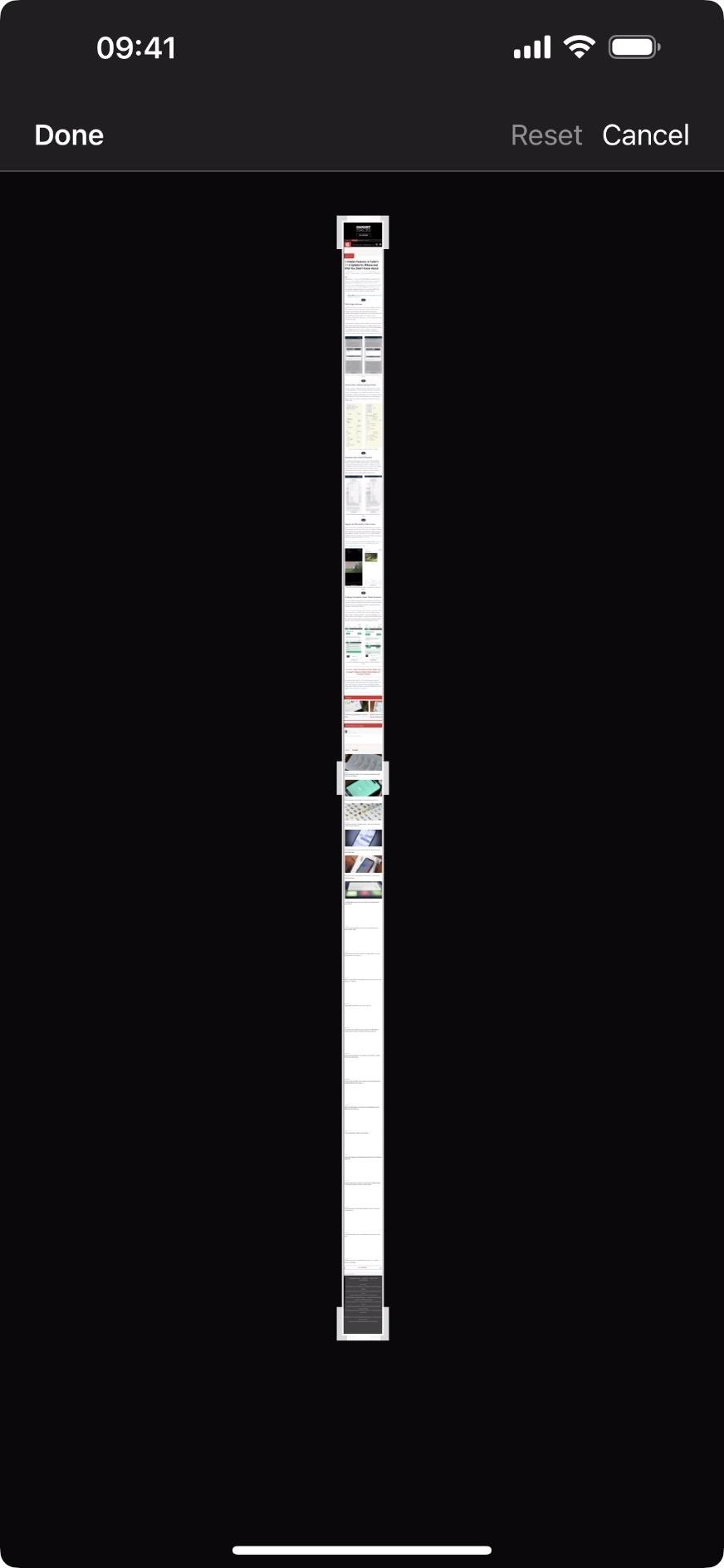How to Take Scrolling Screenshots of Entire Webpages, Text Documents, and More on Your iPhone or iPad