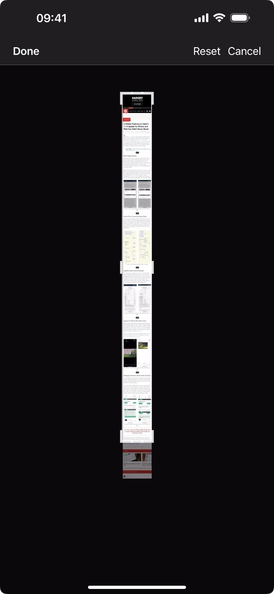 How to Take Scrolling Screenshots of Entire Webpages, Text Documents, and More on Your iPhone or iPad