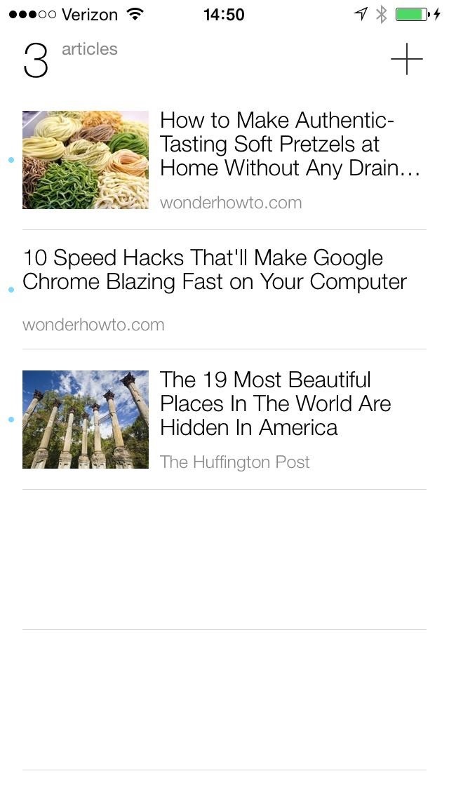 Taking Screenshots Is the Fastest Way to Save Full Web Articles for Offline Reading on Your iPhone