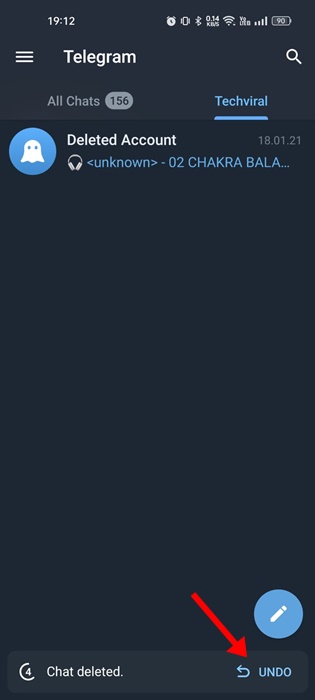 Recover Deleted Messages on Telegram