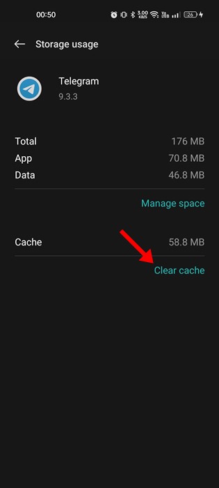 Clear Cache