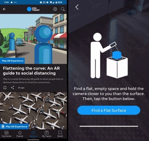 Test Your Social Distancing Skills from Home with This AR App for Android & iOS