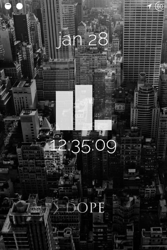 How to Theme the iOS 7 Lock Screen on Your iPhone with Sleek, Rising Time Bars