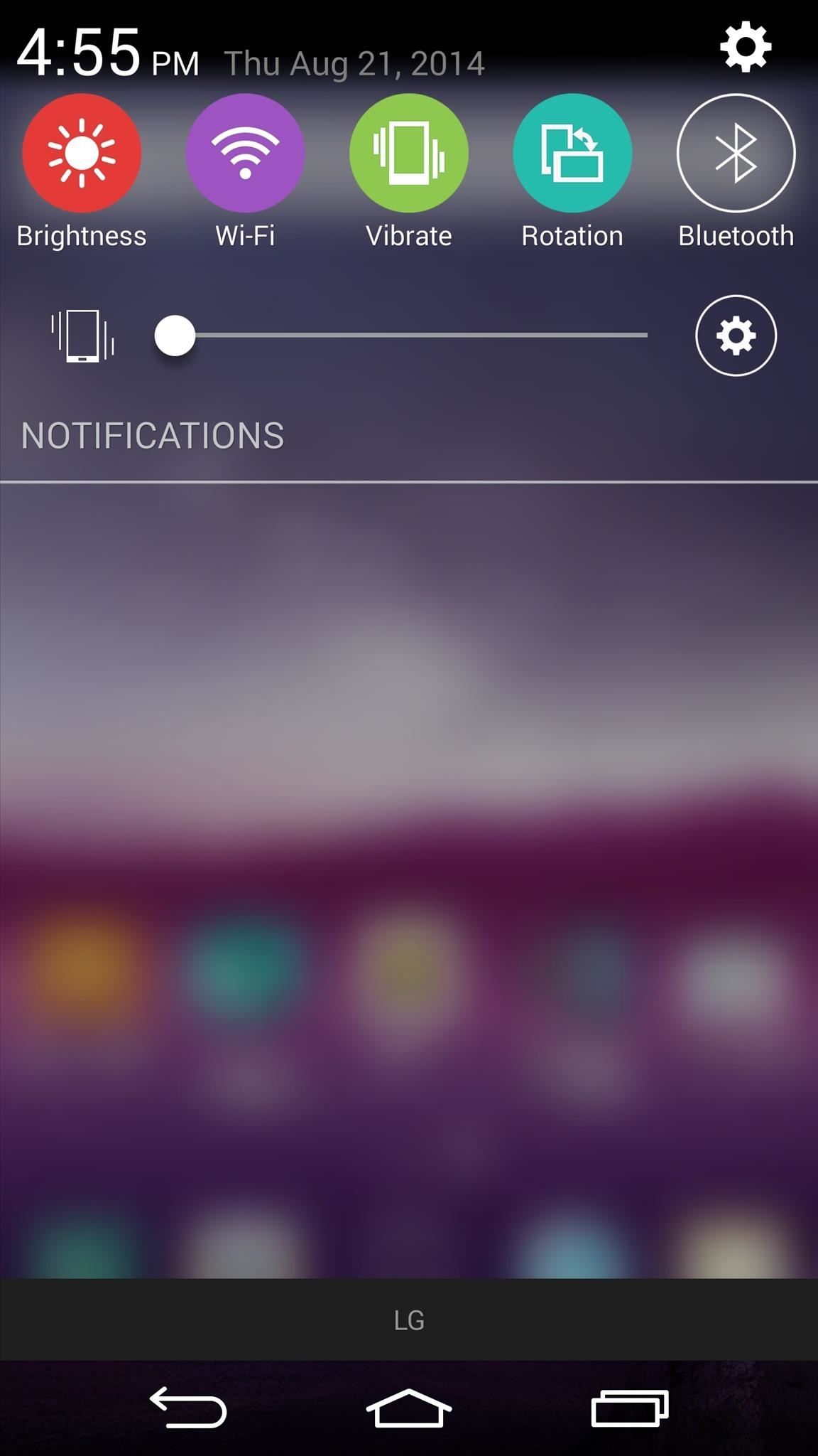 Theme the Quick Settings Icons on Your LG G3