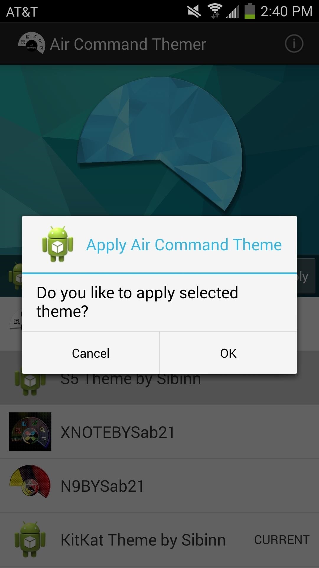 Theme Your Galaxy Note 3's Air Command Controller Window