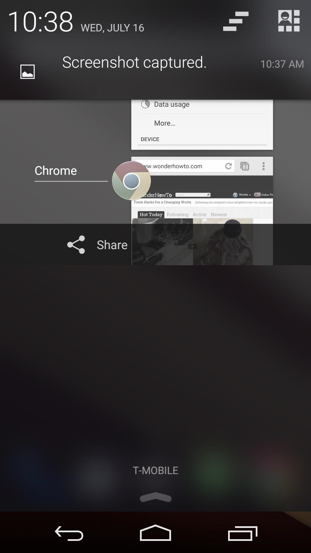 Theme Your Nexus 5 with Flat System Icons & Translucent Pull-Downs