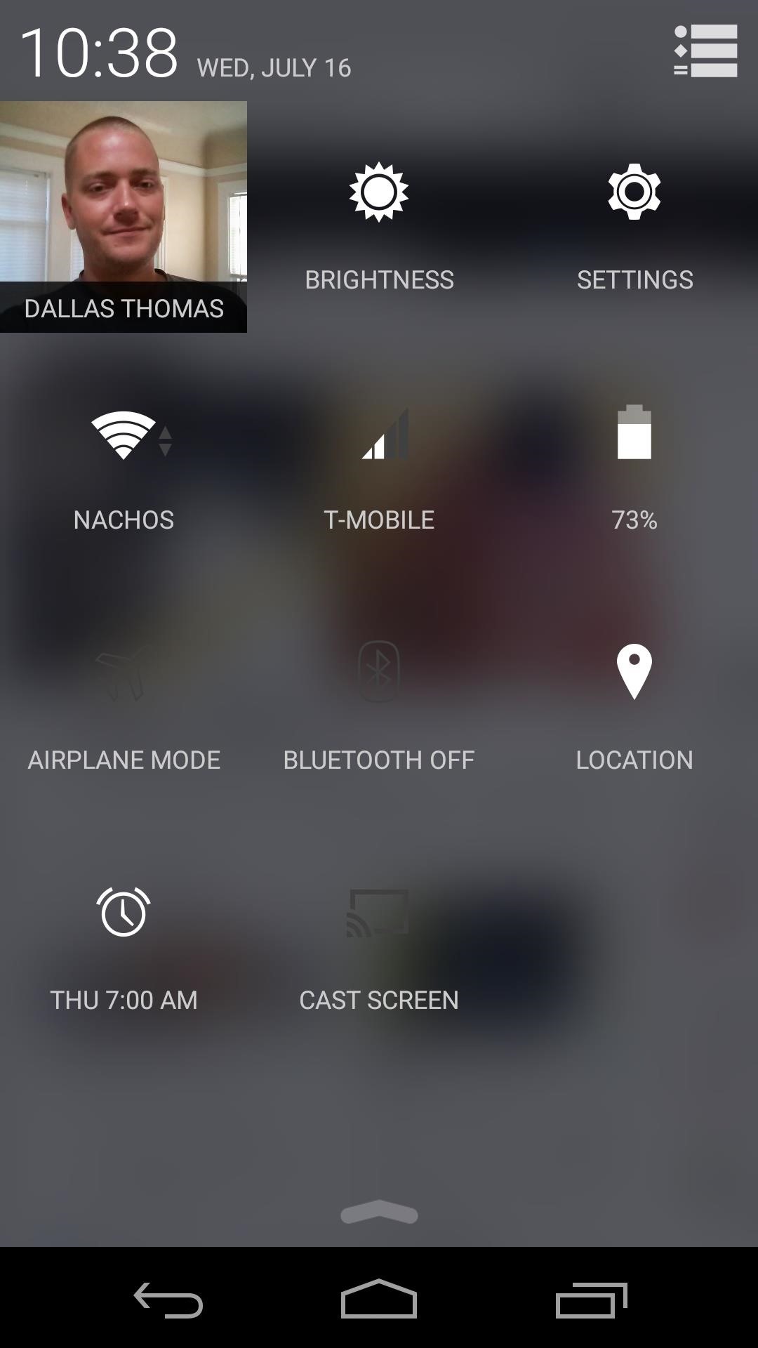 Theme Your Nexus 5 with Flat System Icons & Translucent Pull-Downs