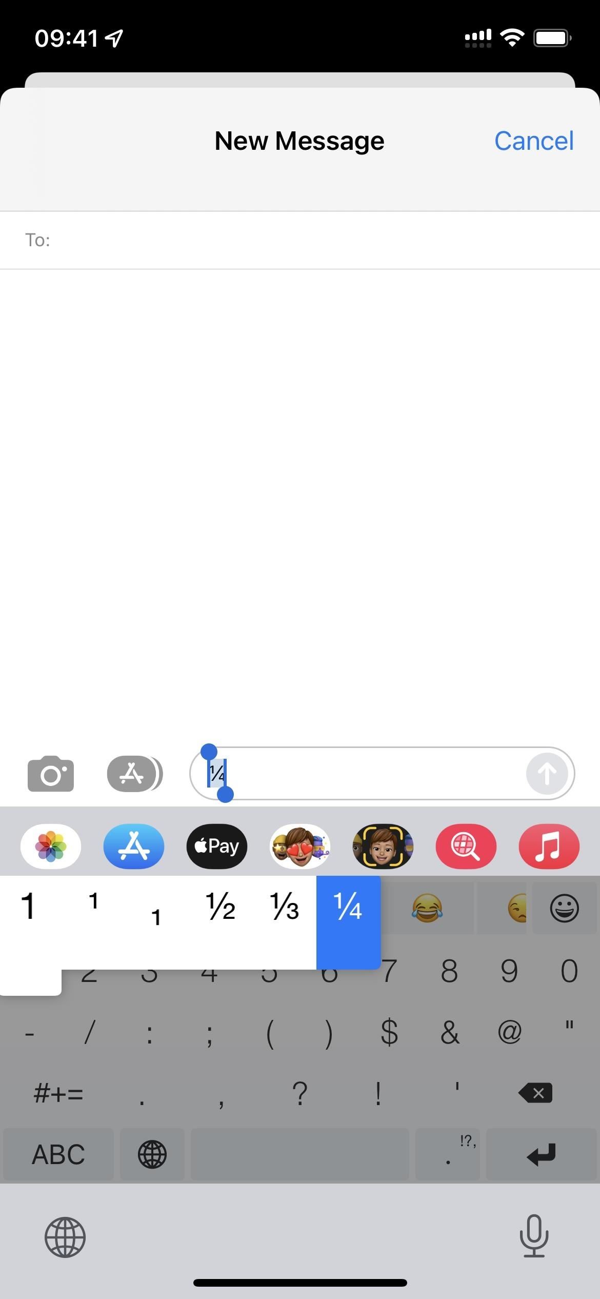 There's an Easy Way to Type Fractions as Single Characters on Your iPhone's Keyboard