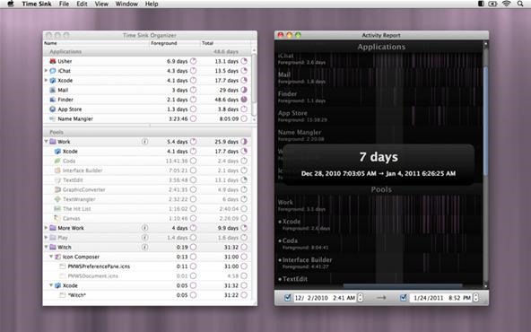 "Time Sink" Keeps Track of Your Time