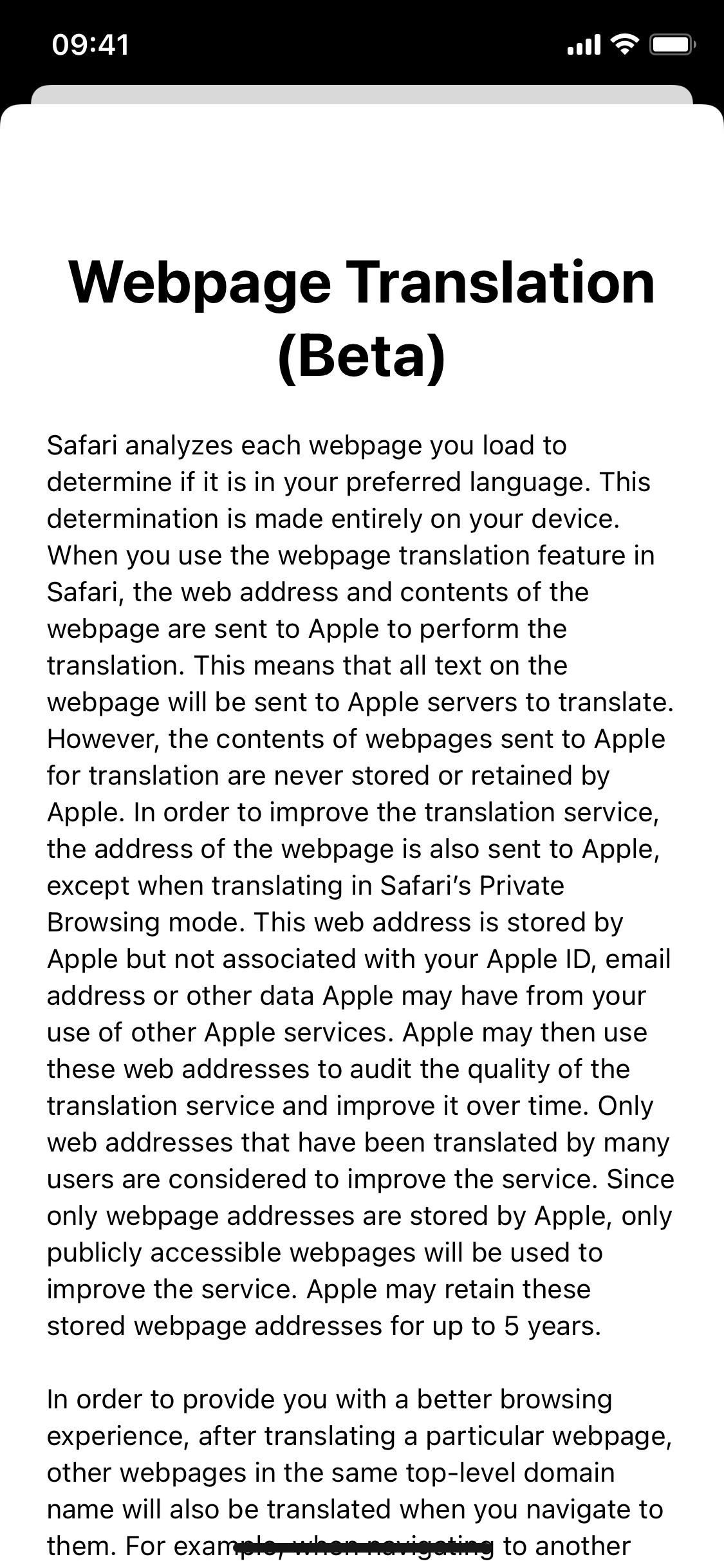 Translate Webpages in Safari to Another Language Using Apple's New Translation Tool