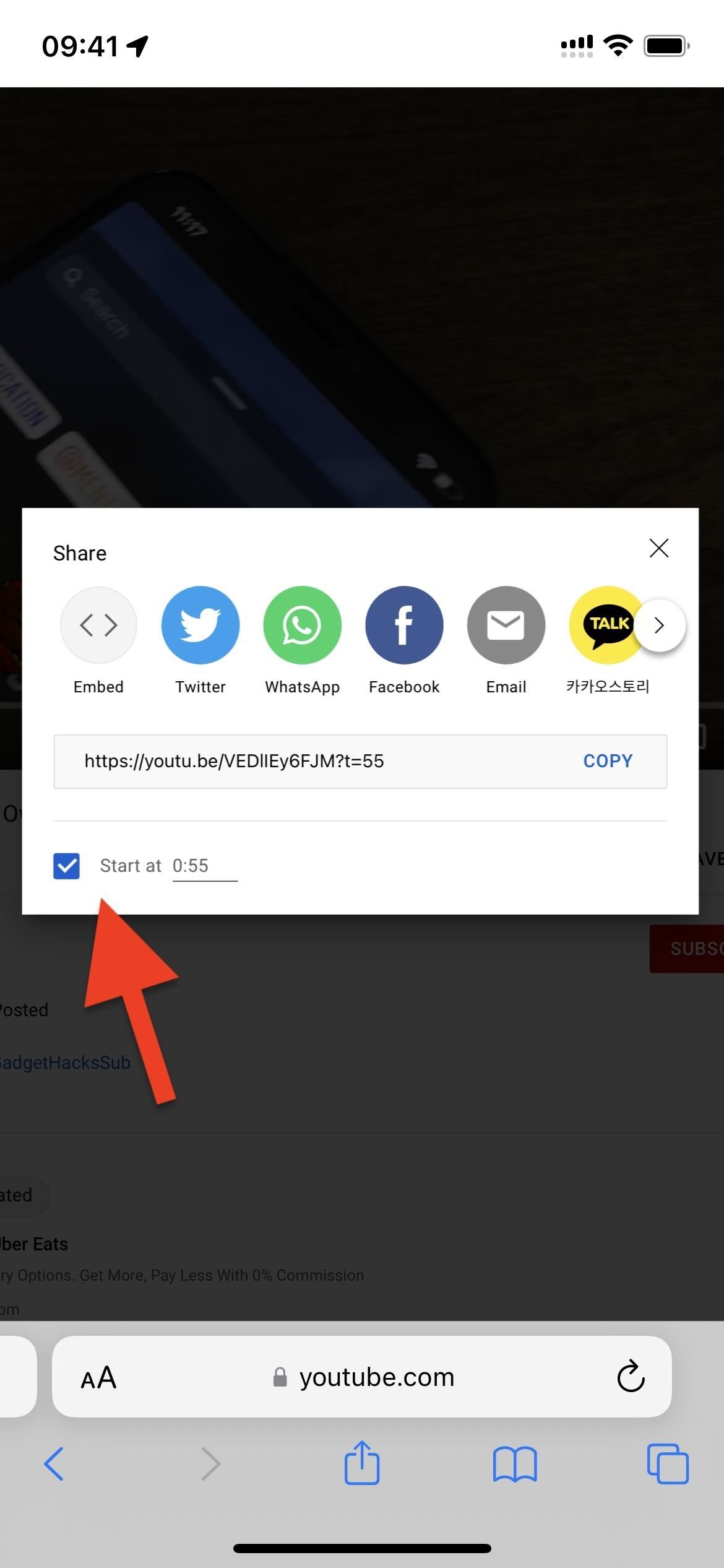 The Trick That Lets You Link to Specific Start Times in YouTube Videos Right from Your Phone