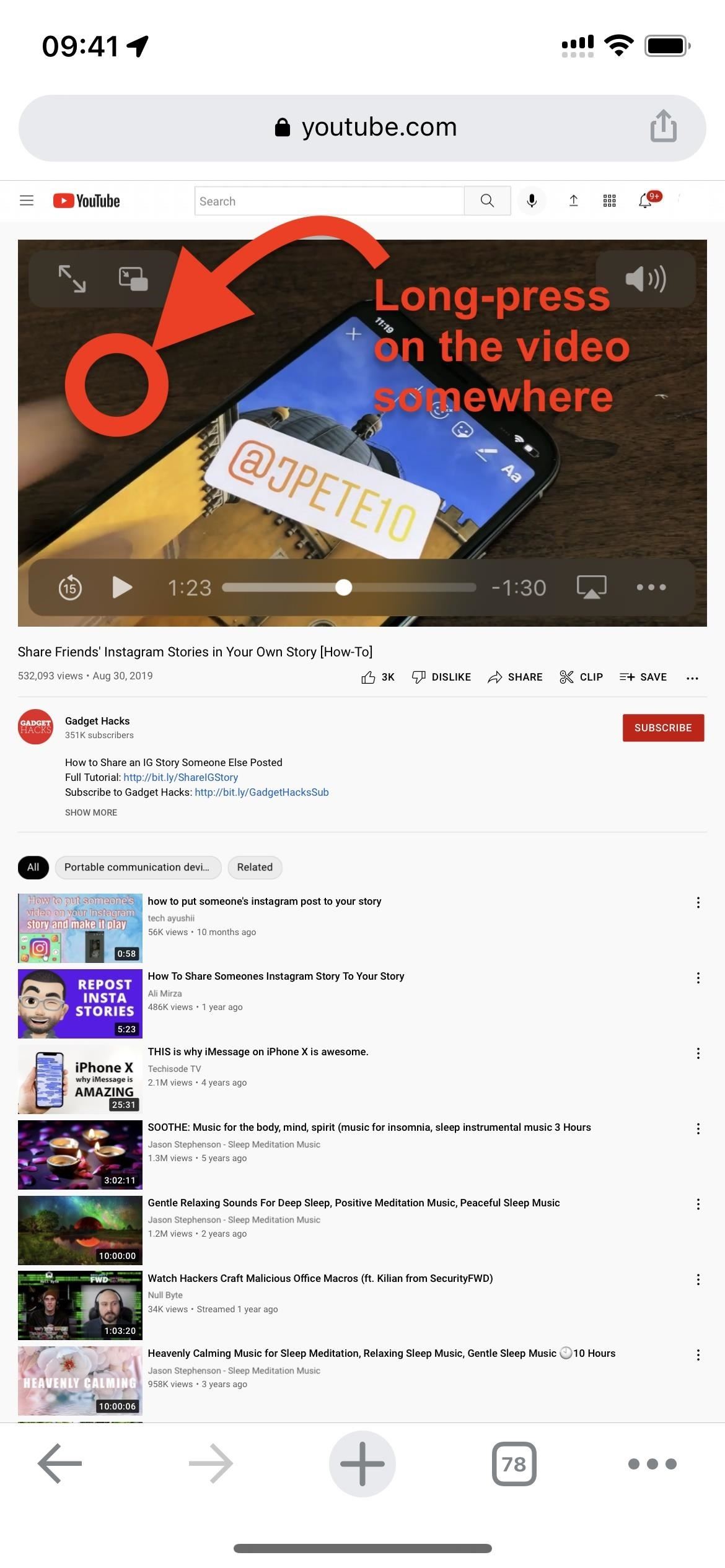 The Trick That Lets You Link to Specific Start Times in YouTube Videos Right from Your Phone